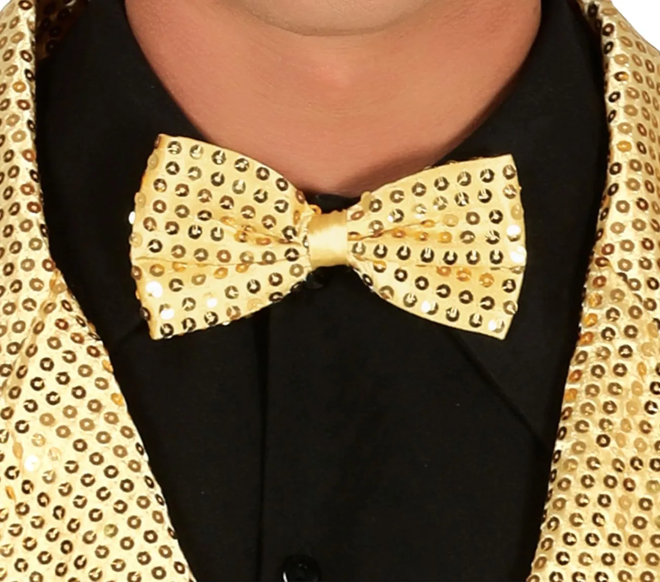 Fiestas Guirca Giacca Paillettes Oro Uomo L per Capodanno