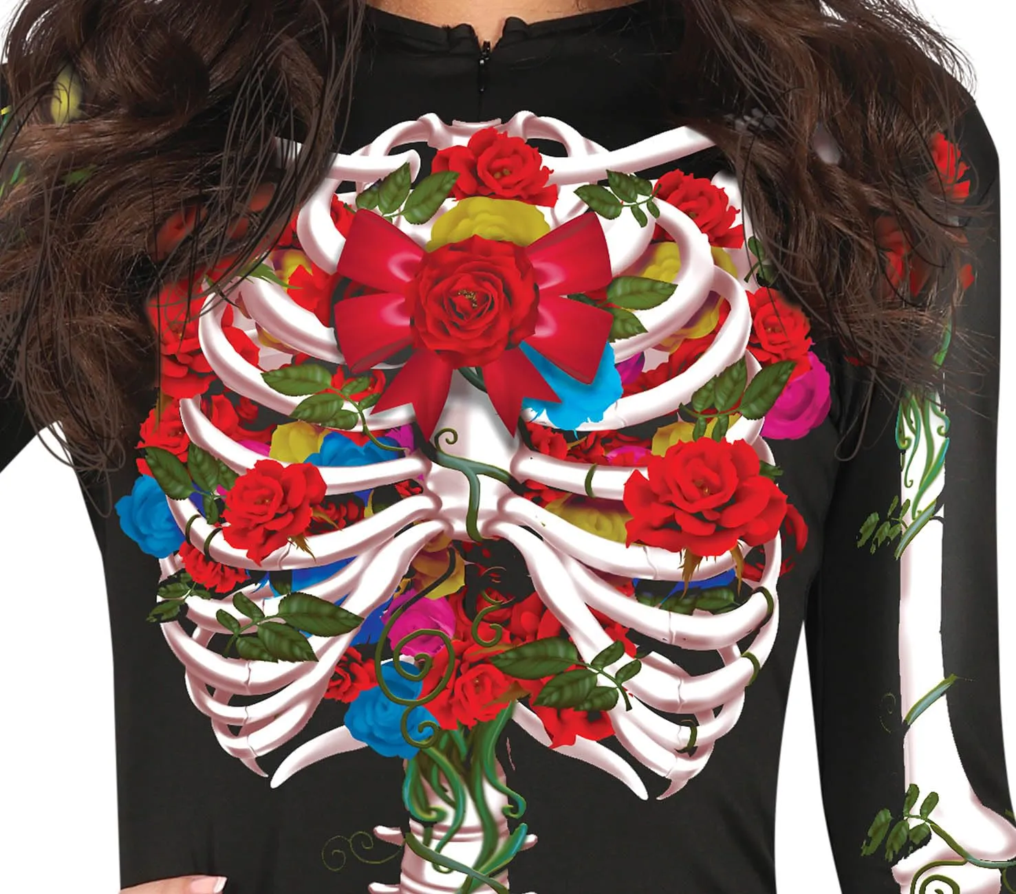 Guirca Catrina Rosa costume donna S per Halloween