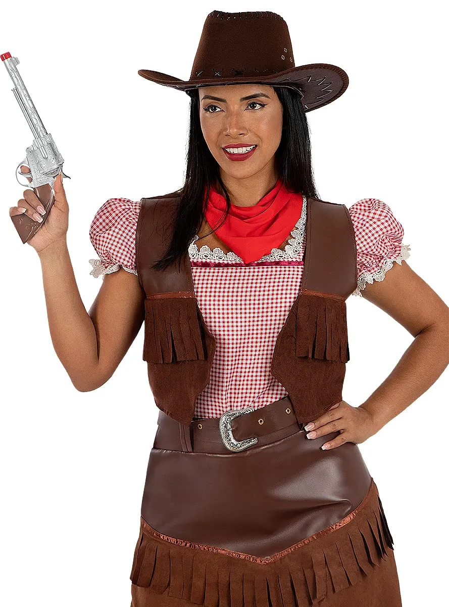 Funidelia Western Revolver cowboy con fondina accessorio multicolore 30cm