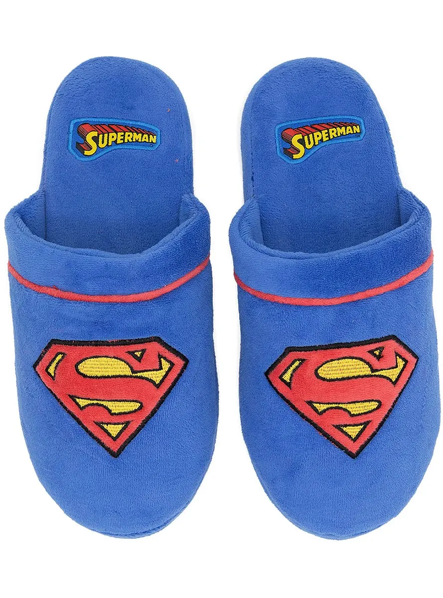 Funidelia Superman pantofole uomo azzurre taglia 42-45