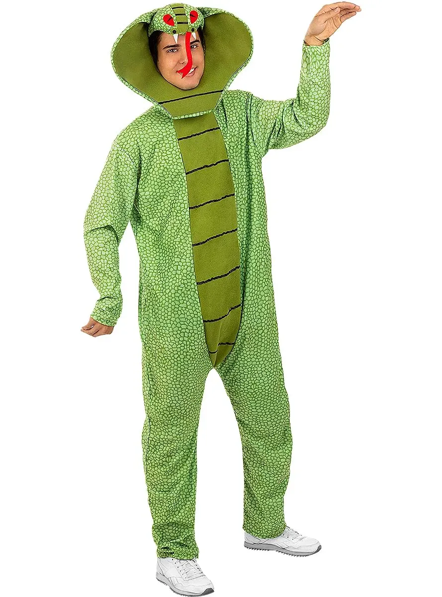 Funidelia Costume Serpente Adulto Verde S-M per Carnevale