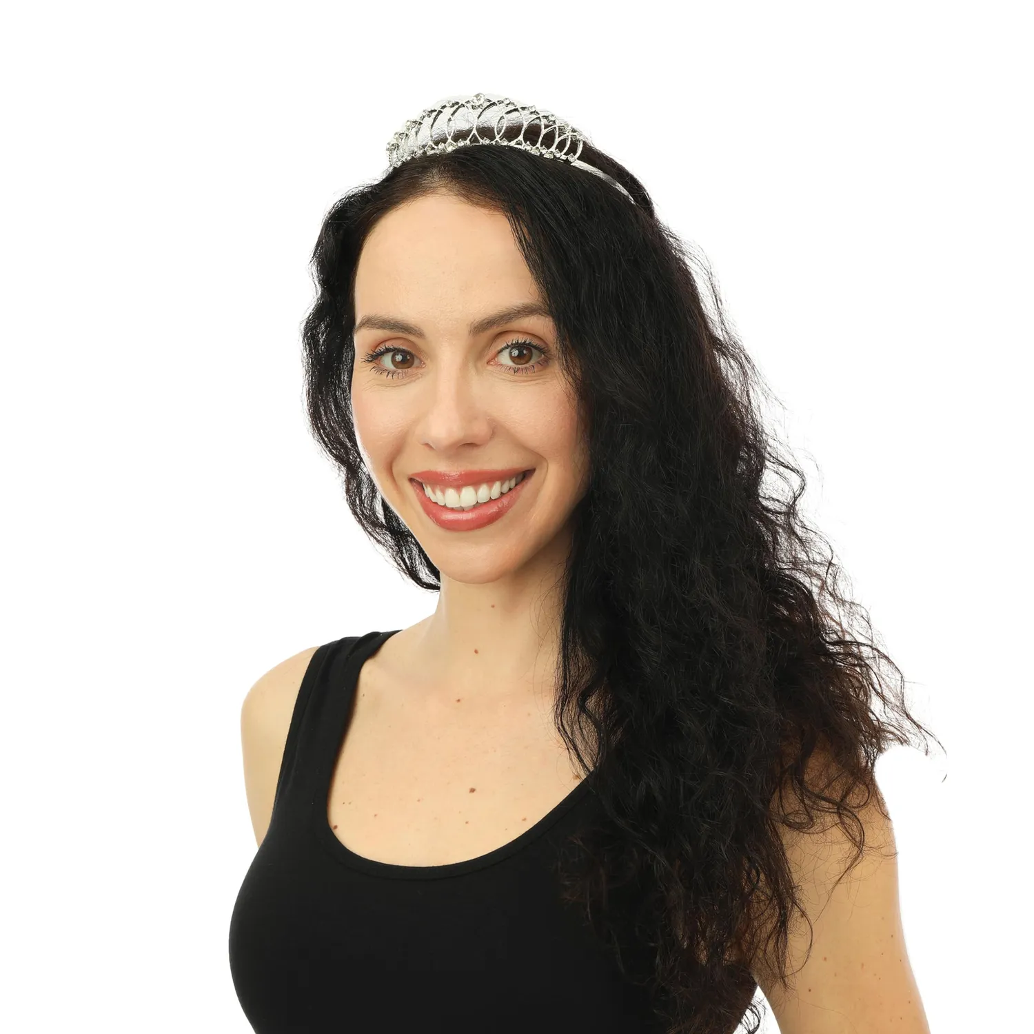 P'tit Clown Principessa 15104 diadema argento strass taglia unica