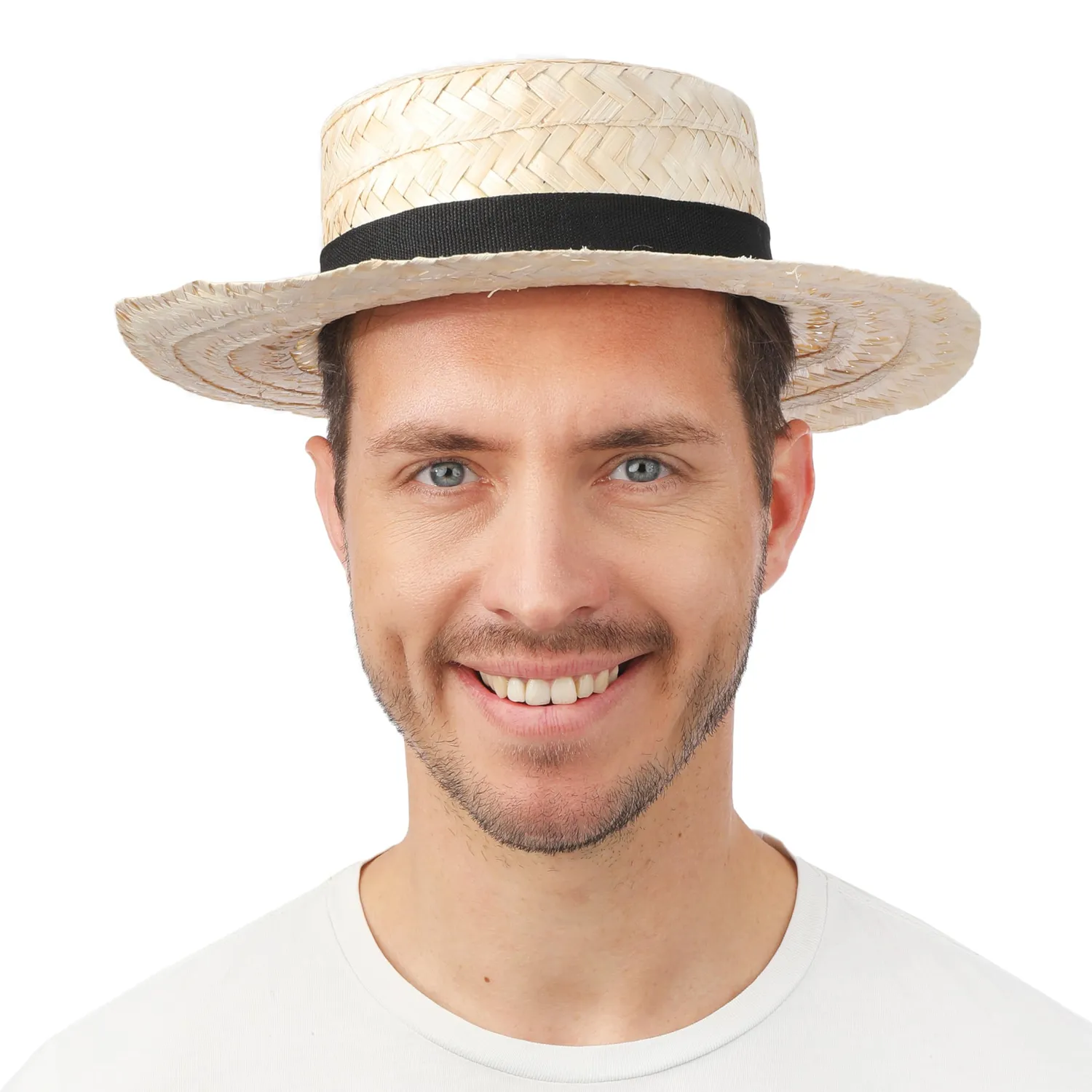P'tit Clown 27010 Cappello Paglia Gondoliere Beige