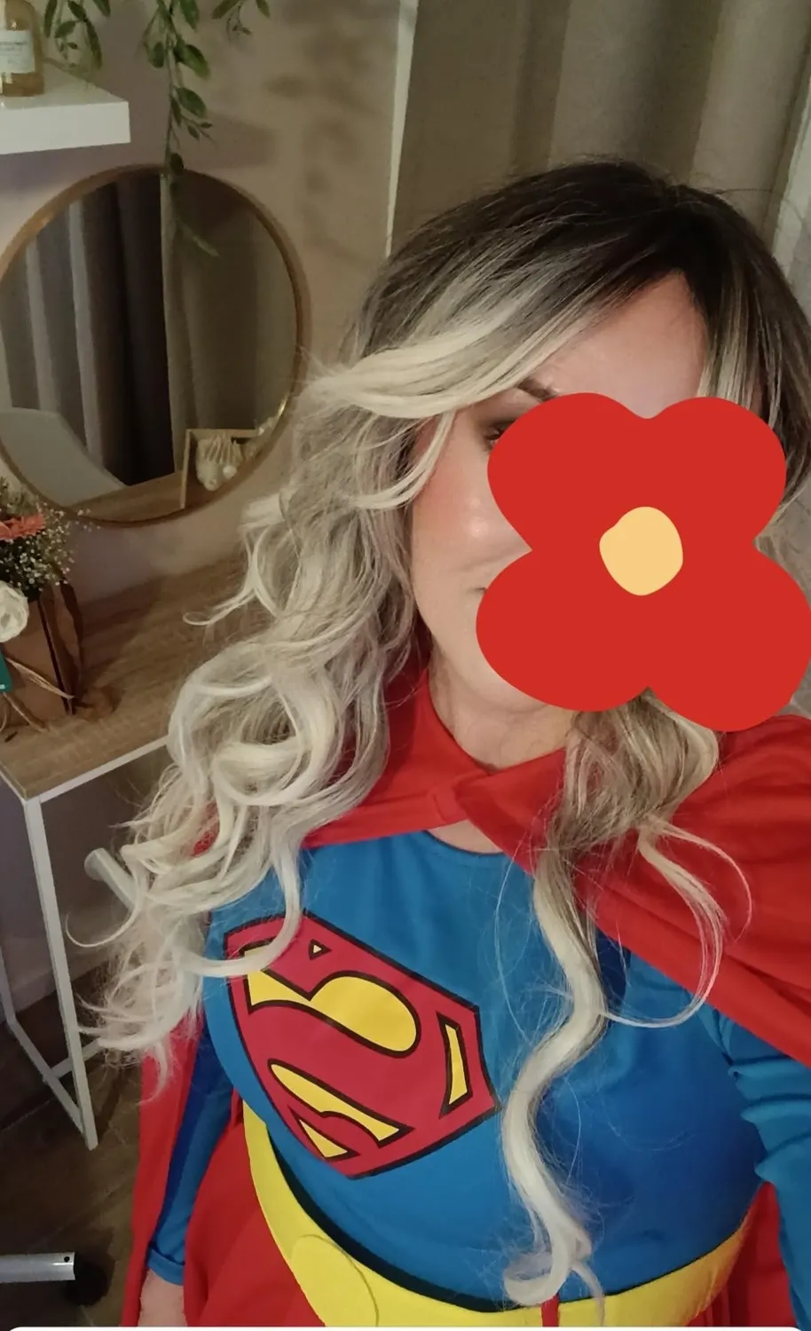 Funidelia Supergirl Kara Zor-El costume donna rosso