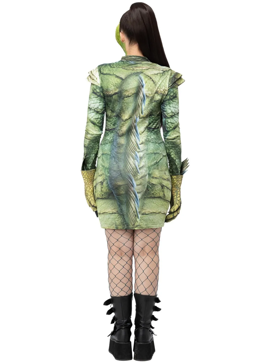 Smiffys Universal Monsters Creature costume donna verde