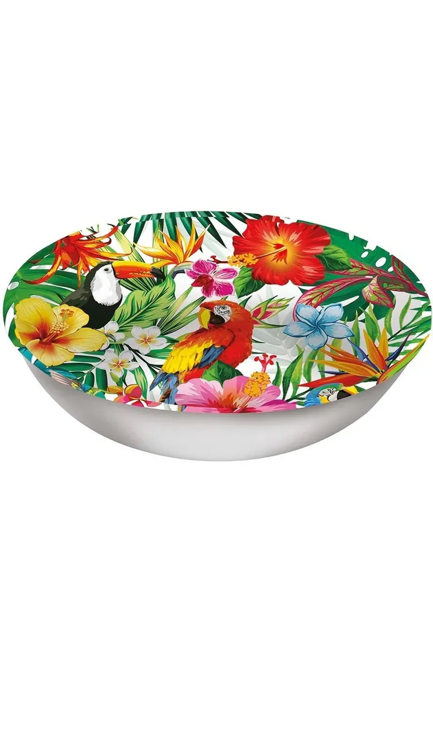 Guirca Hawaii ciotola festa PVC 32 cm multicolore