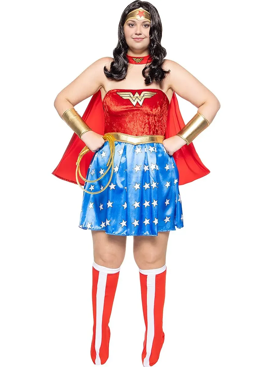 Funidelia Wonder Woman Costume Donna XL Rosso