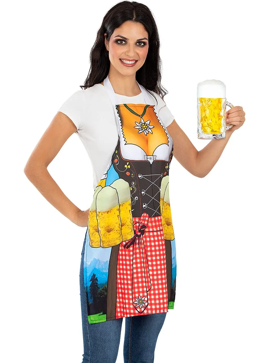Funidelia Oktoberfest Grembiule Costume Donna Tirolese