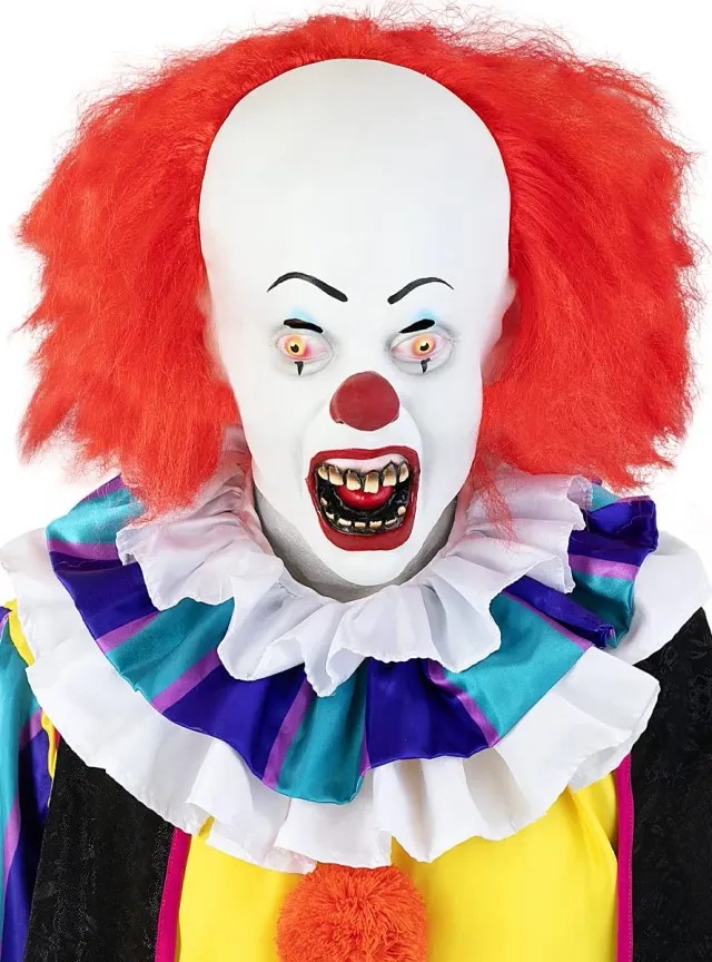 Funidelia Pennywise IT Maschera Adulto Bianca