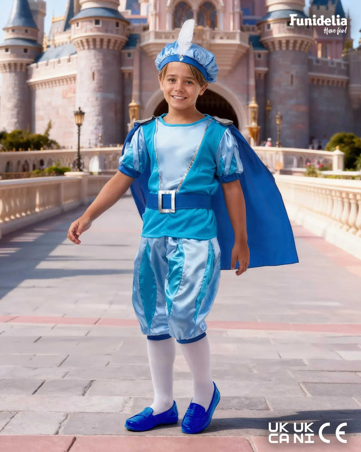 Funidelia Costume Principe bambino azzurro 3-4 anni