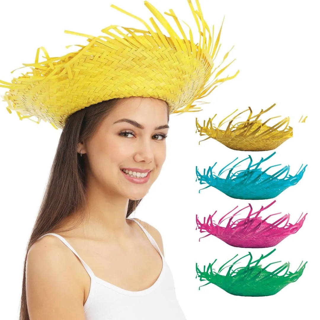 P'tit Clown 95423 Cappello Paglia Hawaiano Multicolore