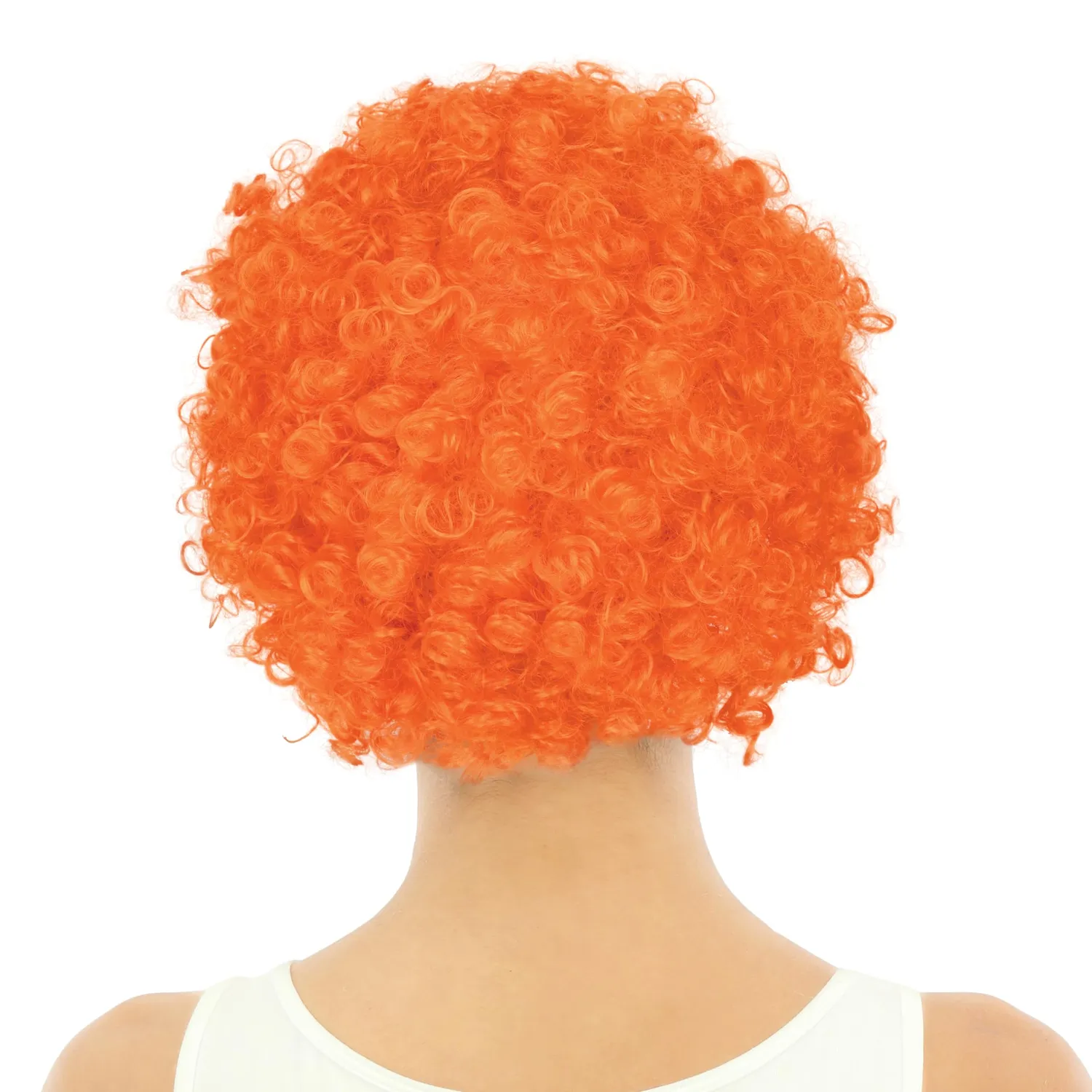 P'tit Clown 68100 Pop parrucca arancione adulto
