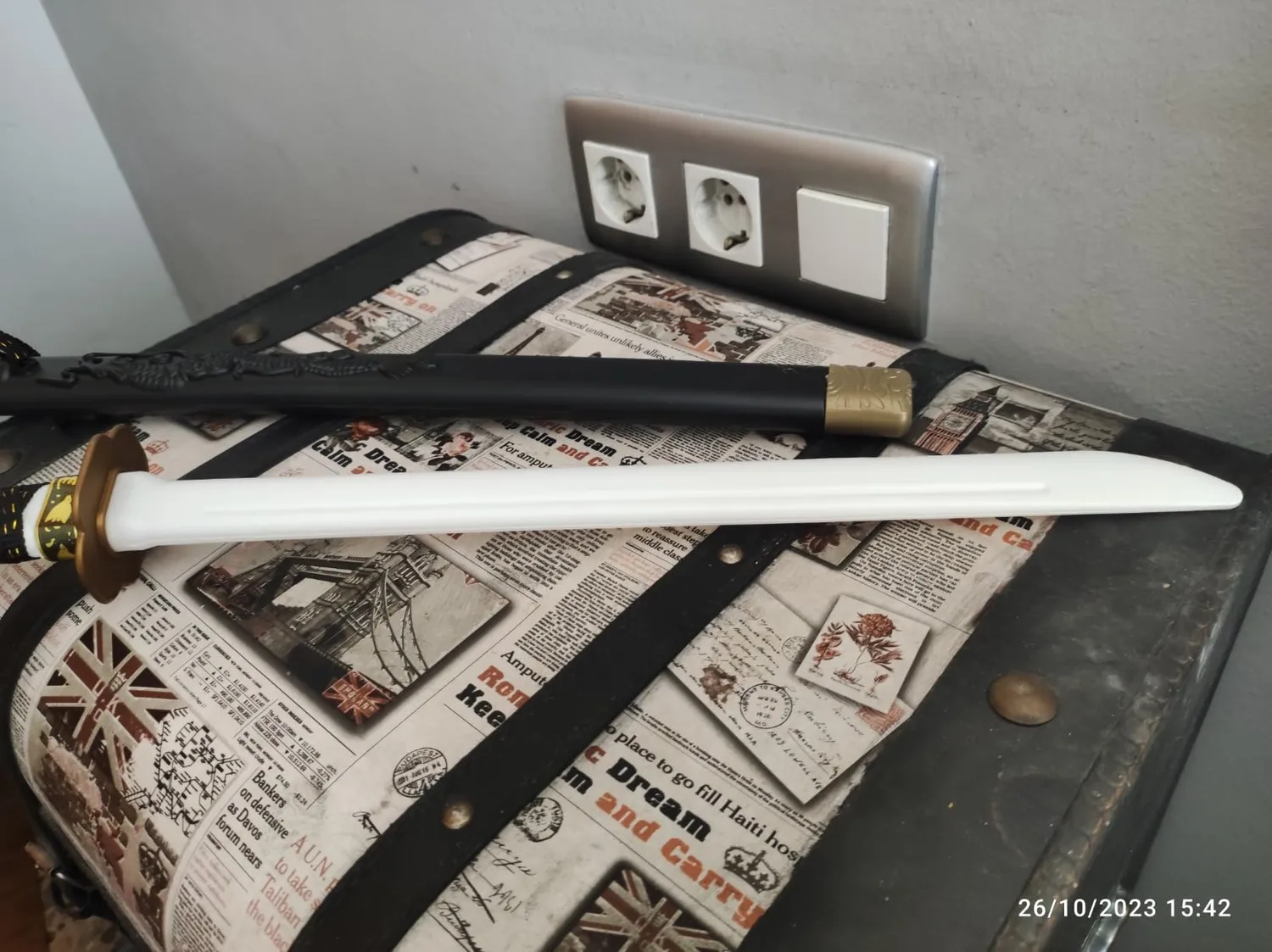 Funidelia Spada Ninja 60 cm accessorio nero plastica