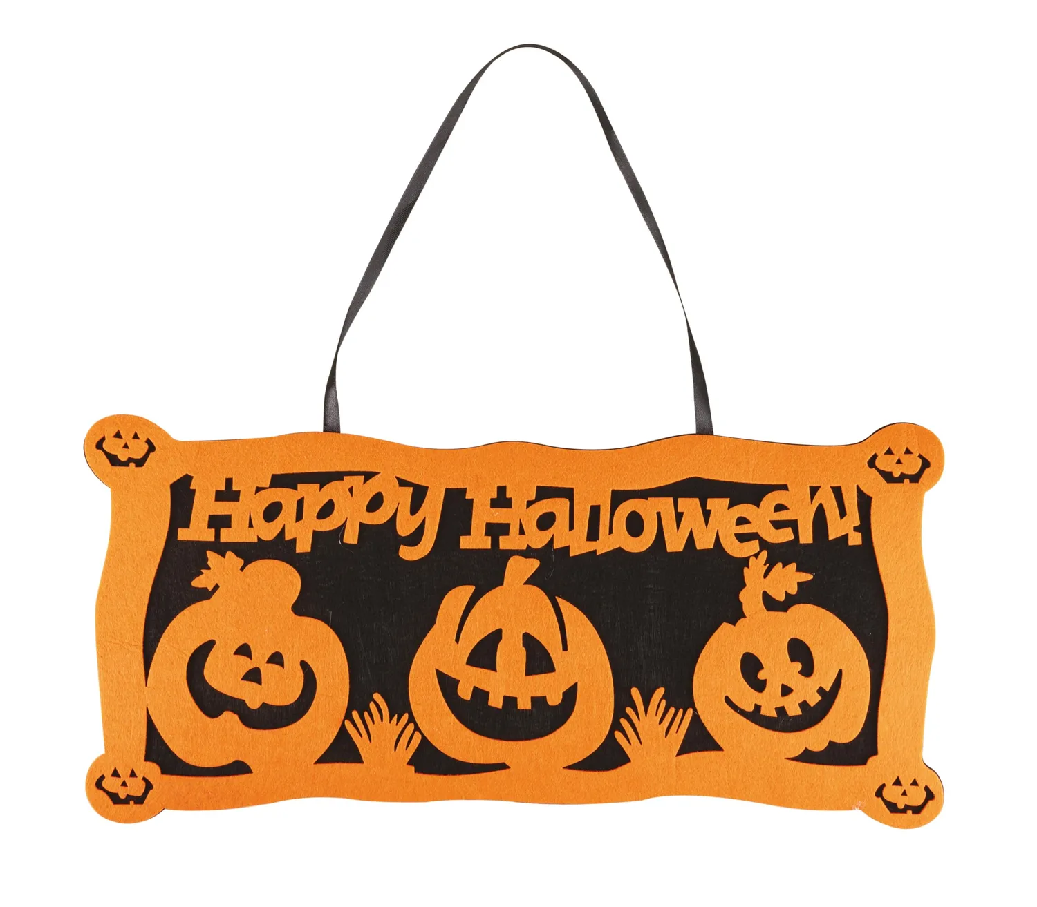 P'tit Clown Targa Porta Halloween Feltro Modello Casuale Festa