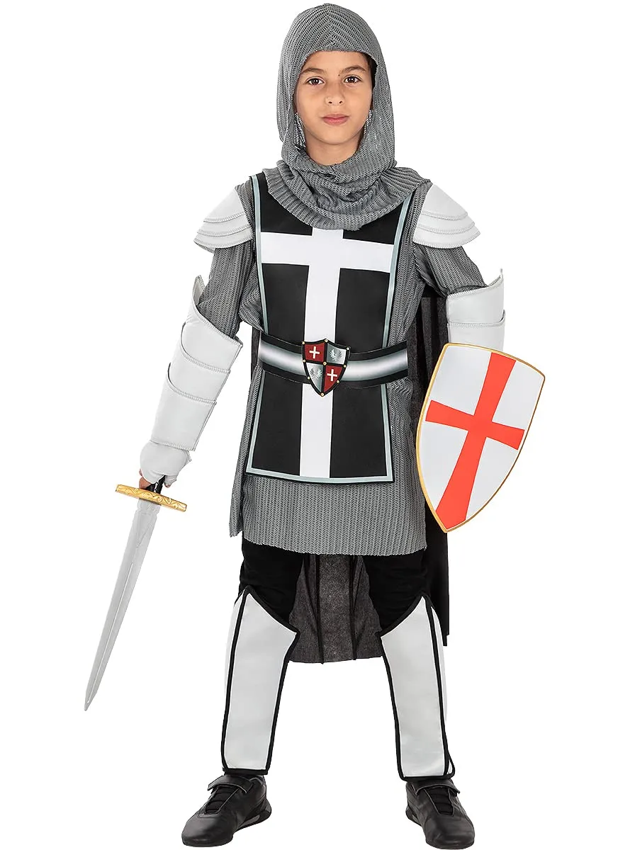 Funidelia Templari set cavaliere bambino spada e scudo