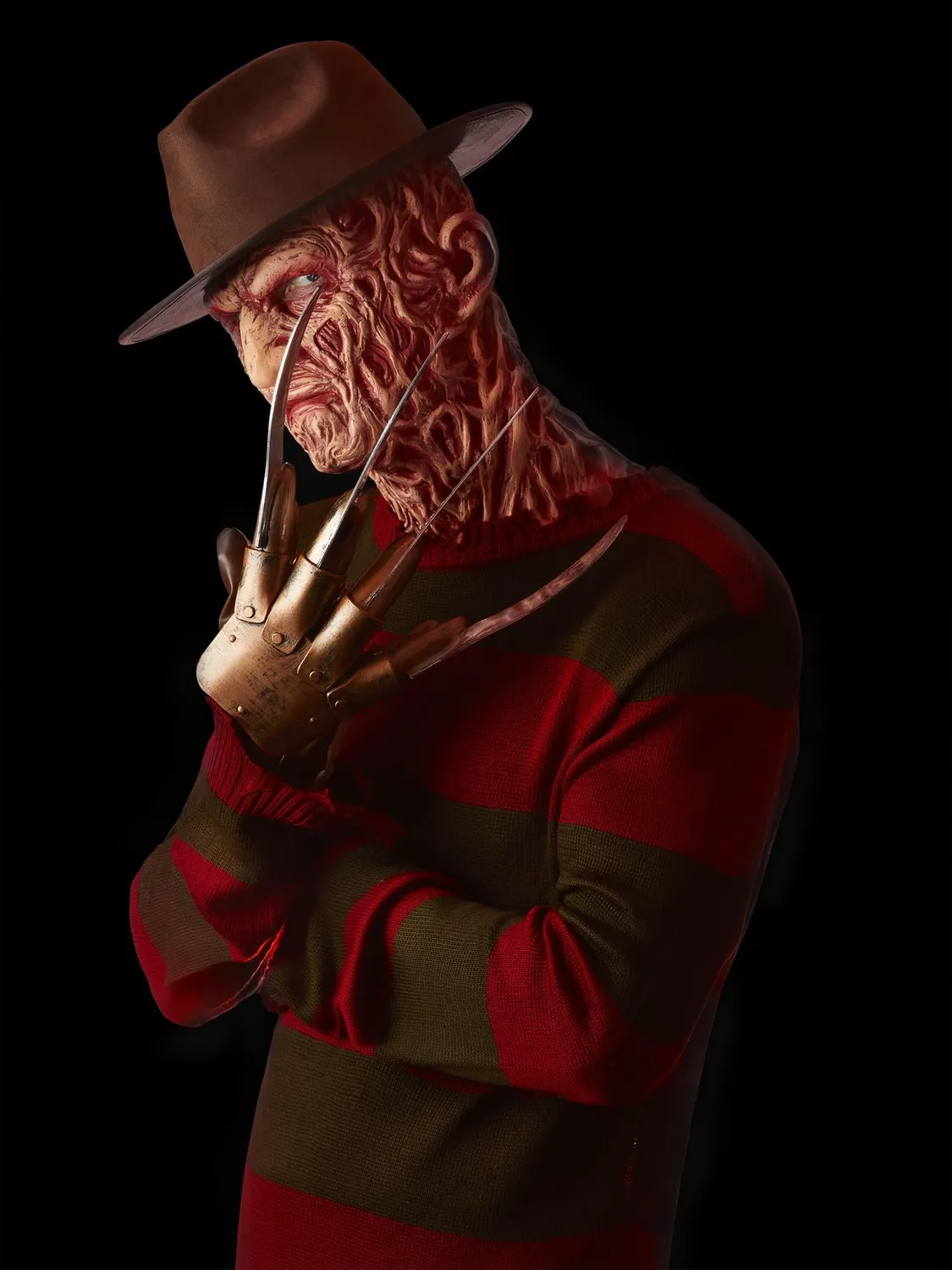 Smiffys Freddy Krueger Maglione Rosso Verde S-XL