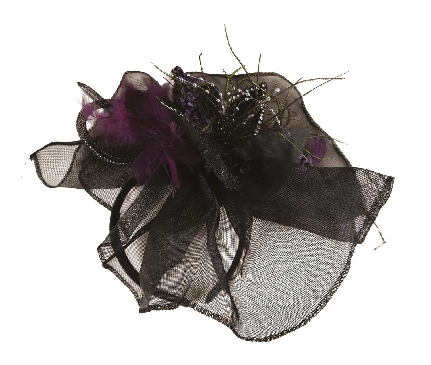 P'tit Clown 22981 cerchietto Halloween nero viola