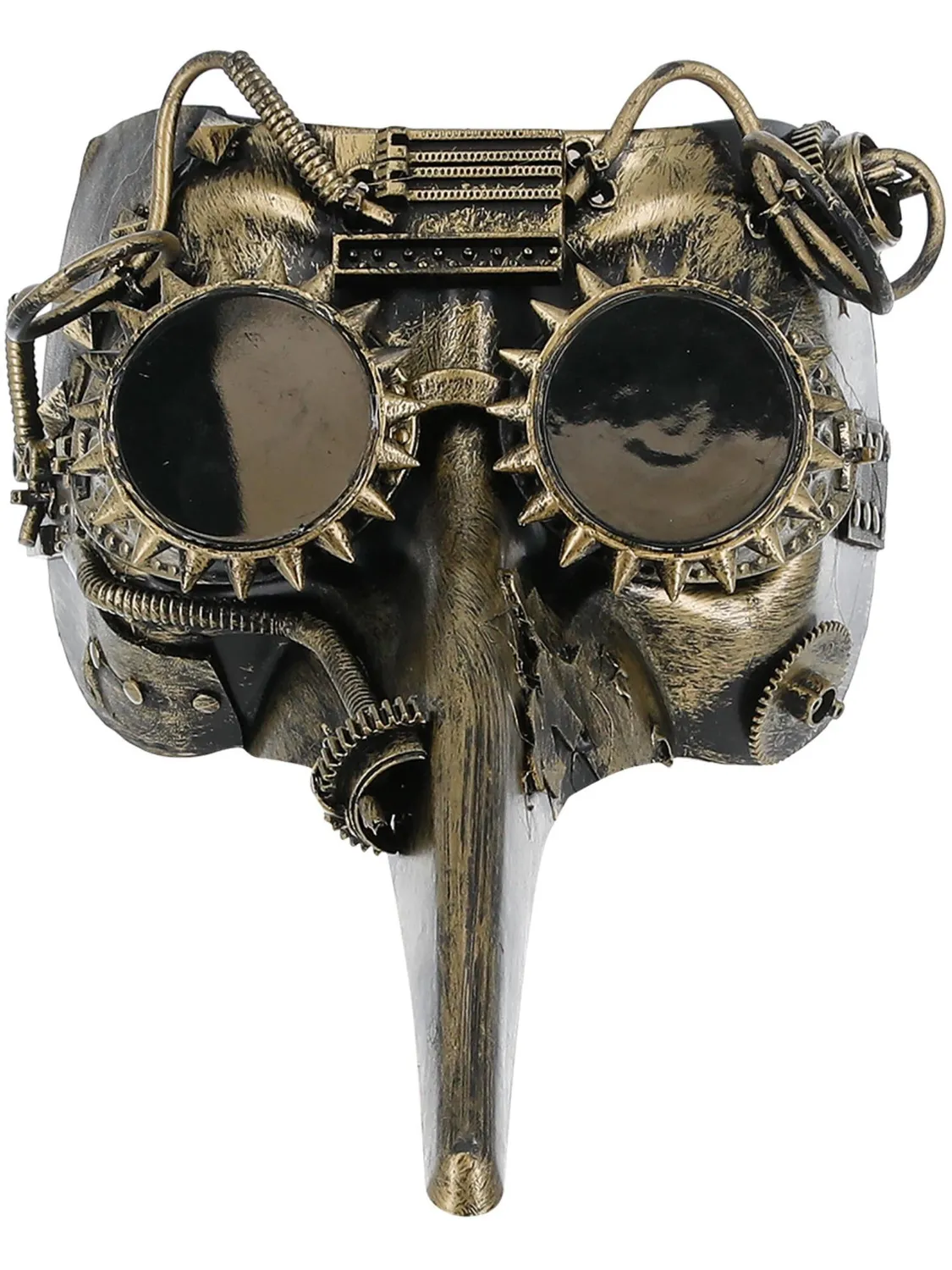 Smiffys Steampunk maschera medico peste bronzo adulto
