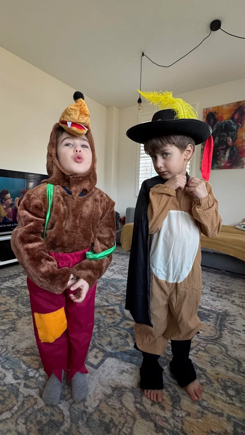 Funidelia Lupo Marrone Costume Bambino 5-6 Anni