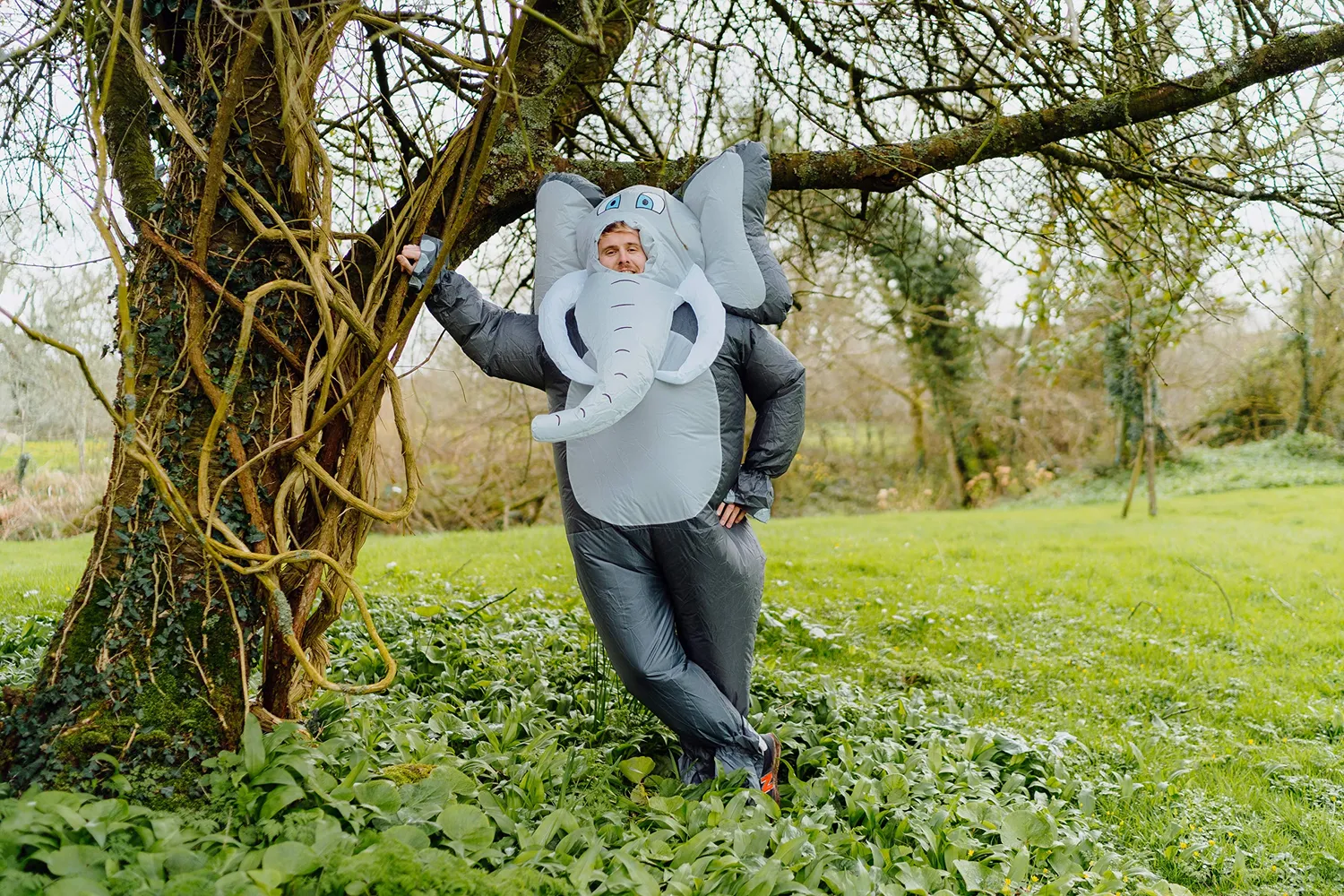 Bodysocks Elefante costume gonfiabile adulto intero