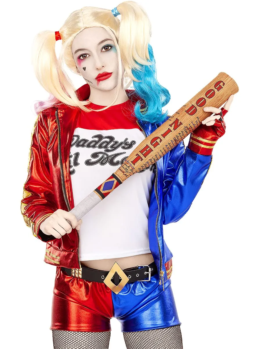 Funidelia Harley Quinn mazza rossa 60 cm ufficiale