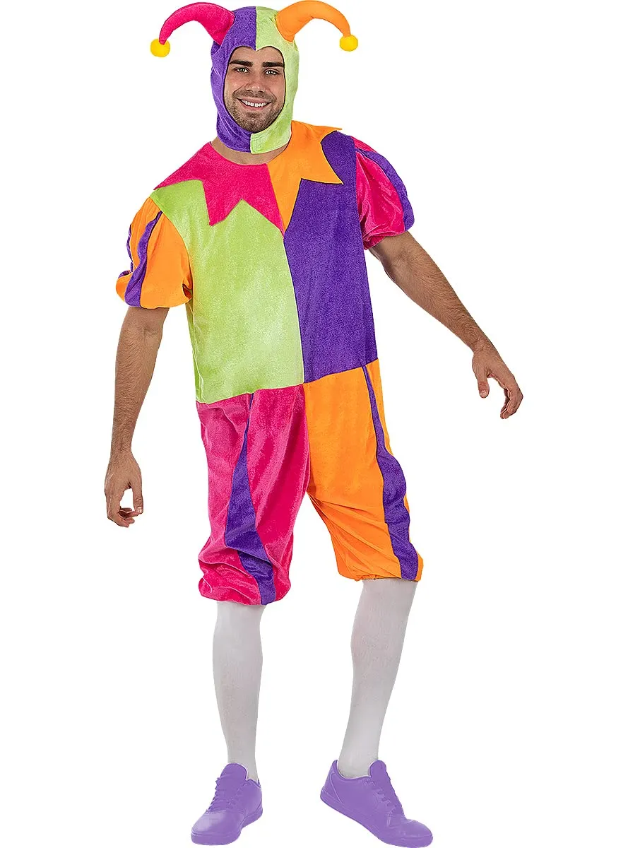 Funidelia Giullare costume uomo S grigio circo