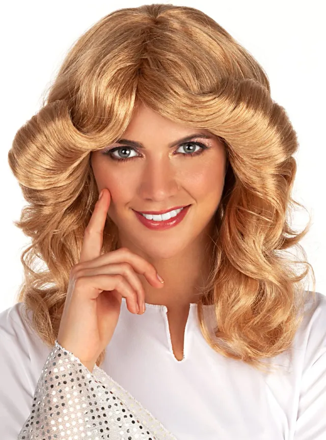 Funidelia Disco Music parrucca bionda donna poliestere