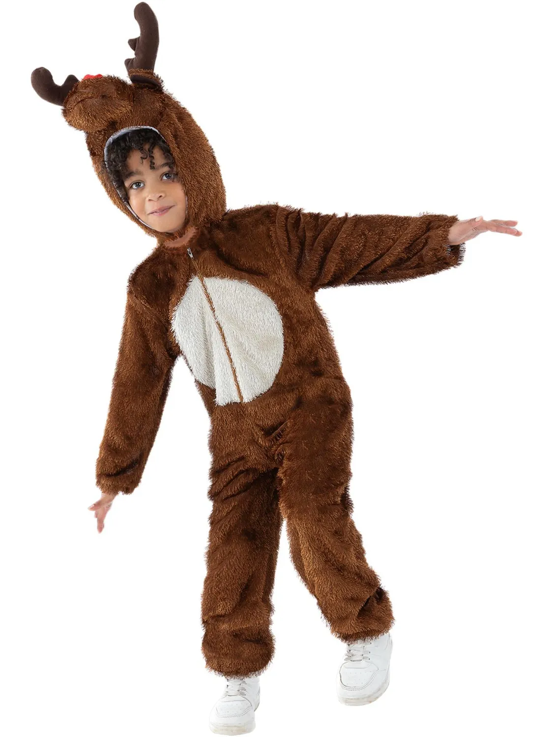 Smiffys Reindeer costume renna bambino 4-6 anni peluche