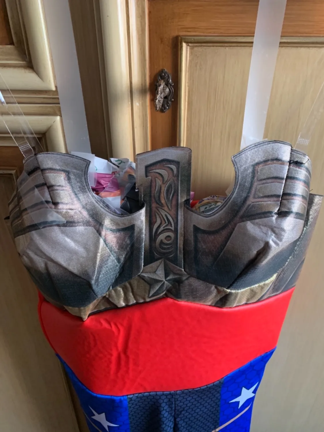 Funidelia Wonder Woman Injustice costume donna L rosso