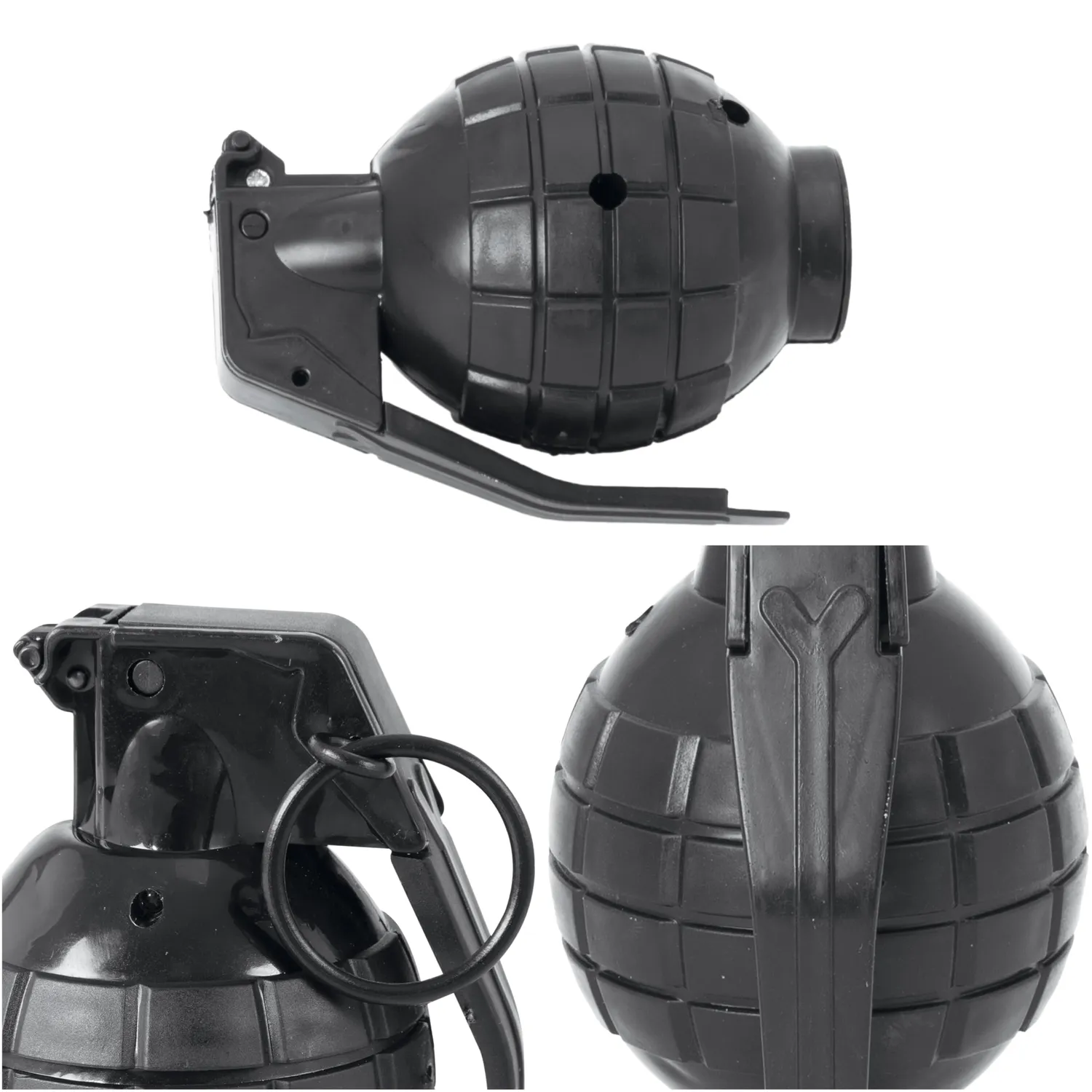 P'tit Clown RE60201 granata giocattolo nera 8 cm