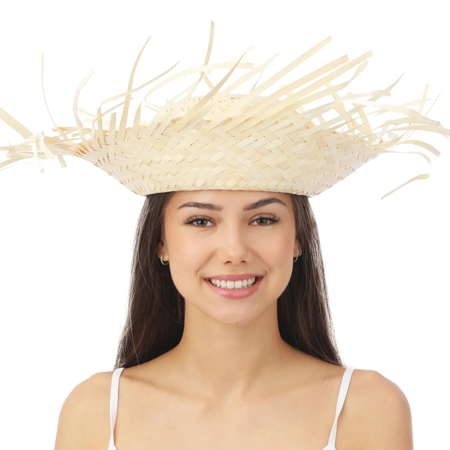 P'tit Clown 95422 cappello paglia hawaiano adulto beige