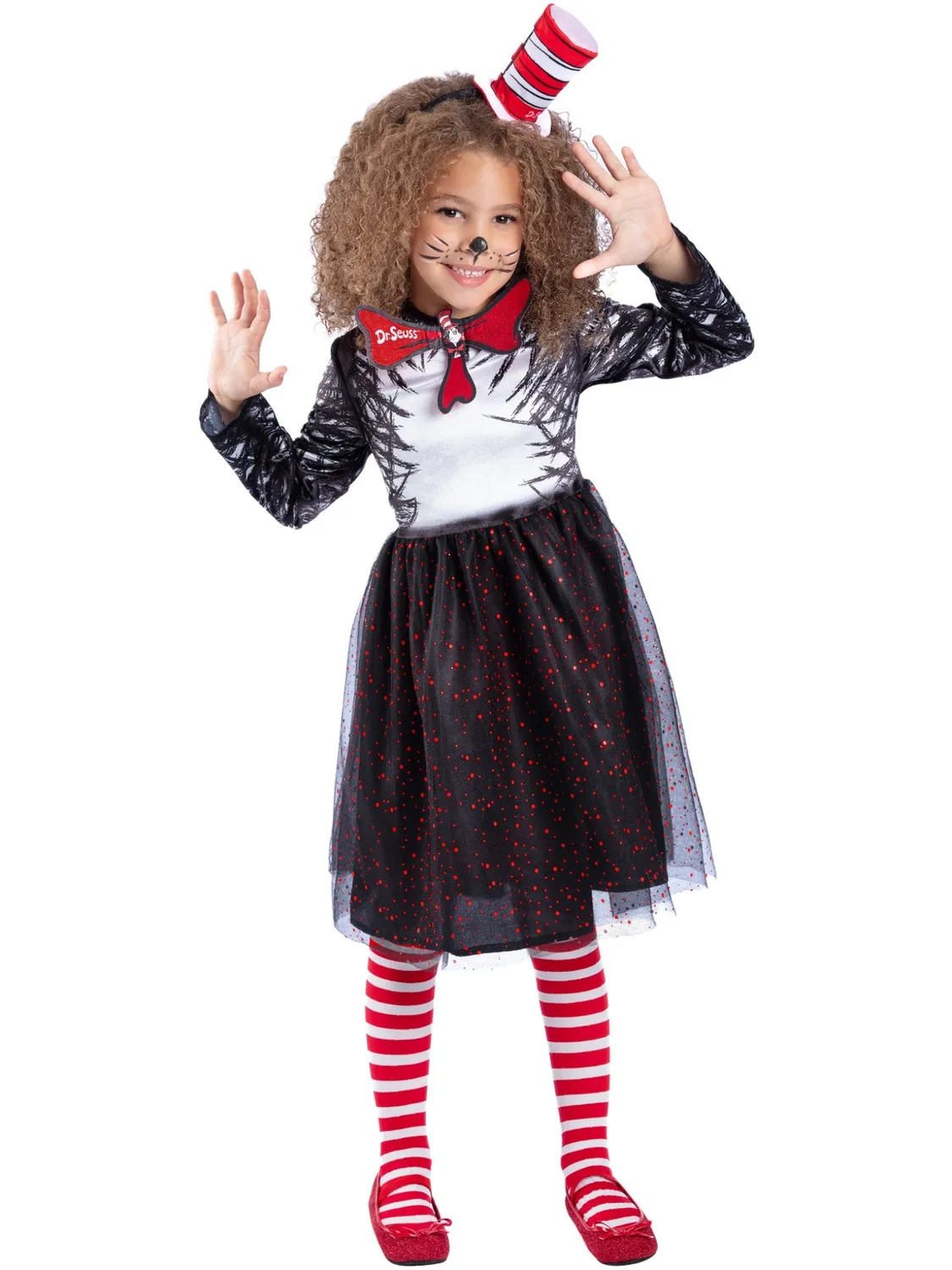 Smiffys Dr Seuss Cat in Hat costume bambina M
