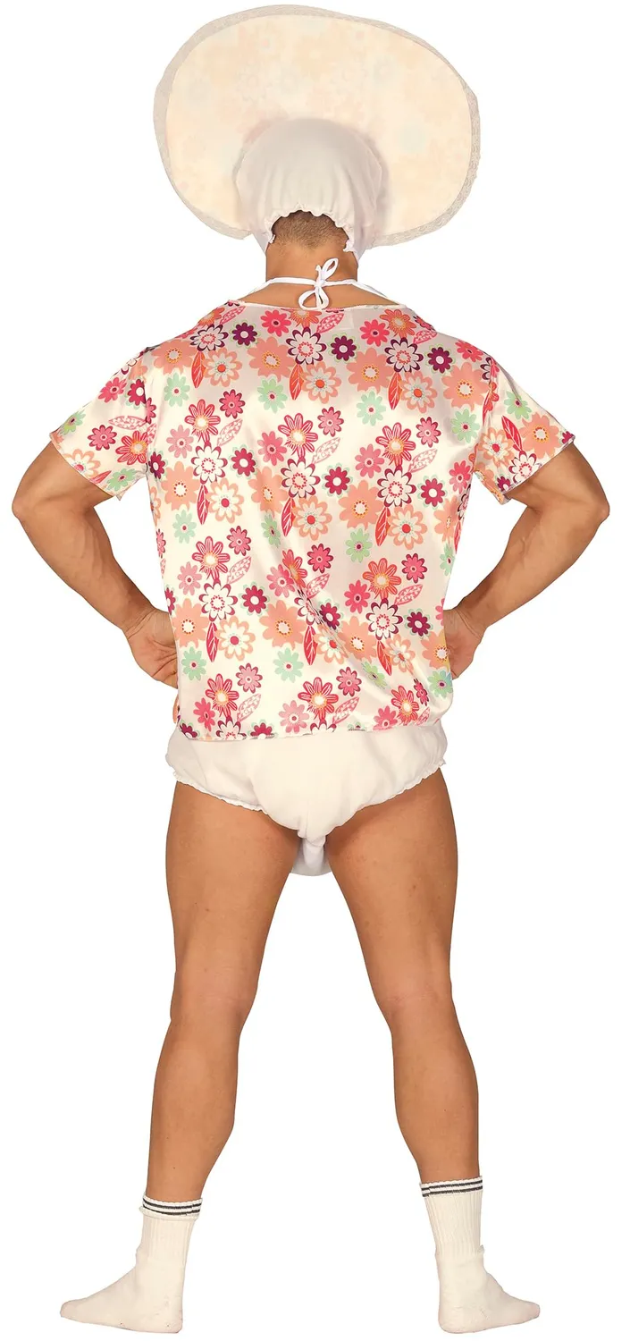 Guirca Costume Bebè Adulto M 48-50 Set 4 Pezzi Multicolore
