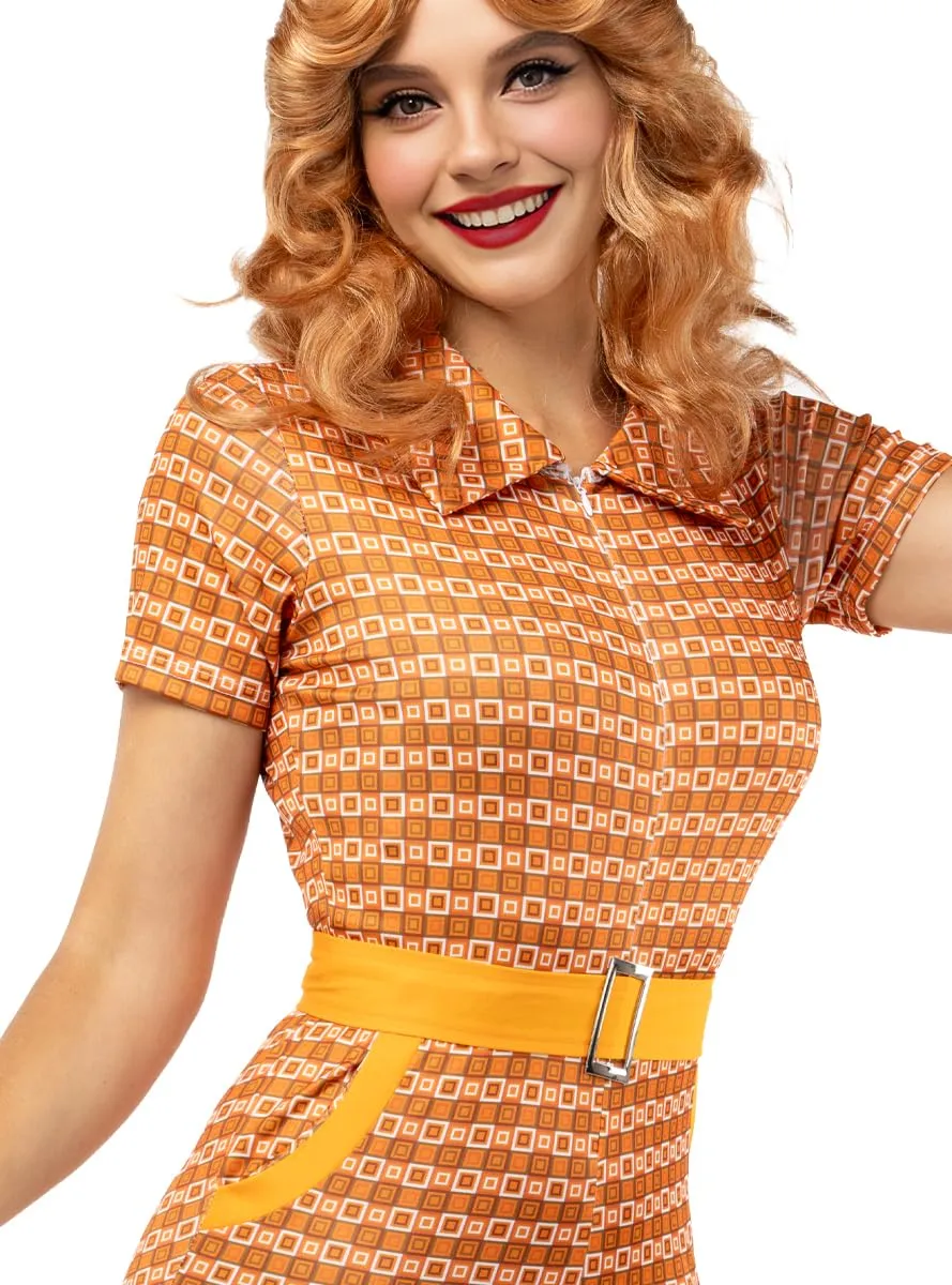 Funidelia Anni 70 costume disco donna arancione S