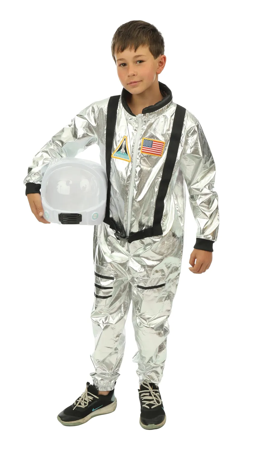 P'tit Clown 23971 costume astronauta argento 10/12 anni