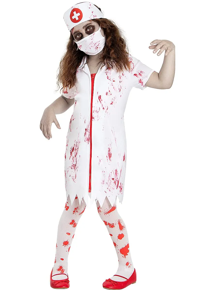 Funidelia Calze Zombie Insanguinato bambina bianche Halloween