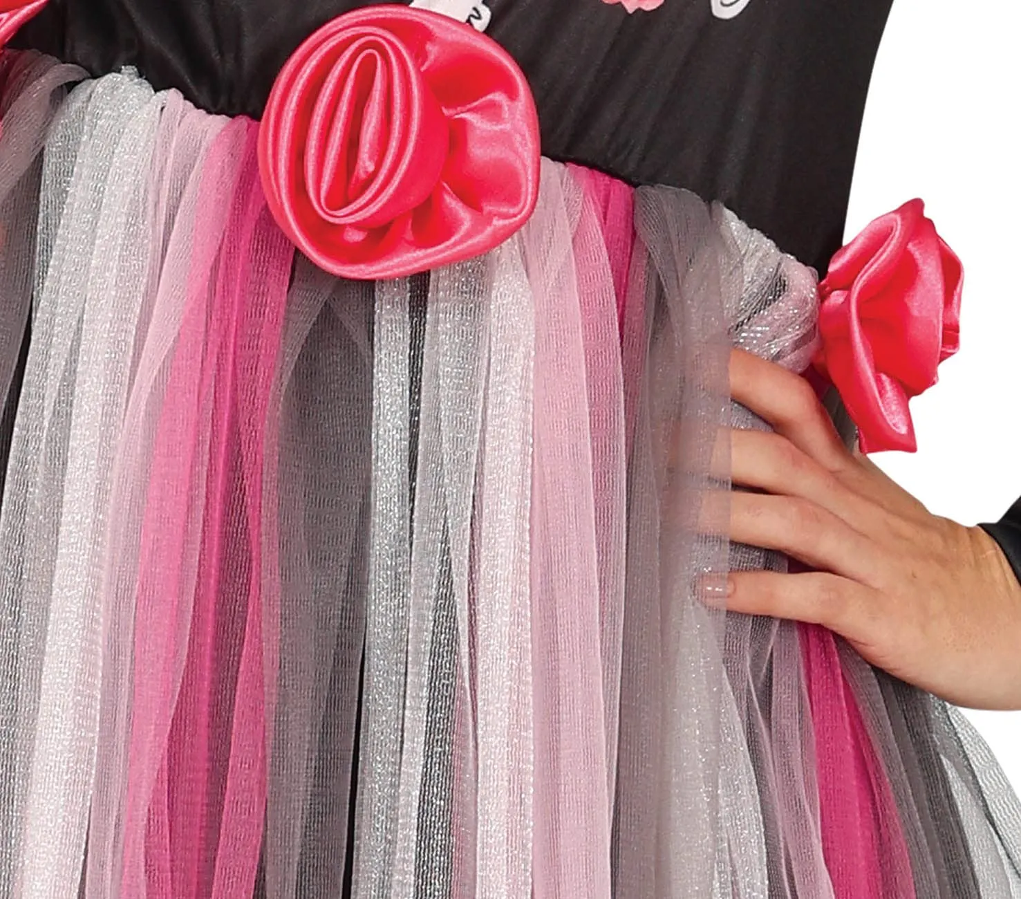 Fiestas Guirca Costume Scheletro Rose Donna S Velo
