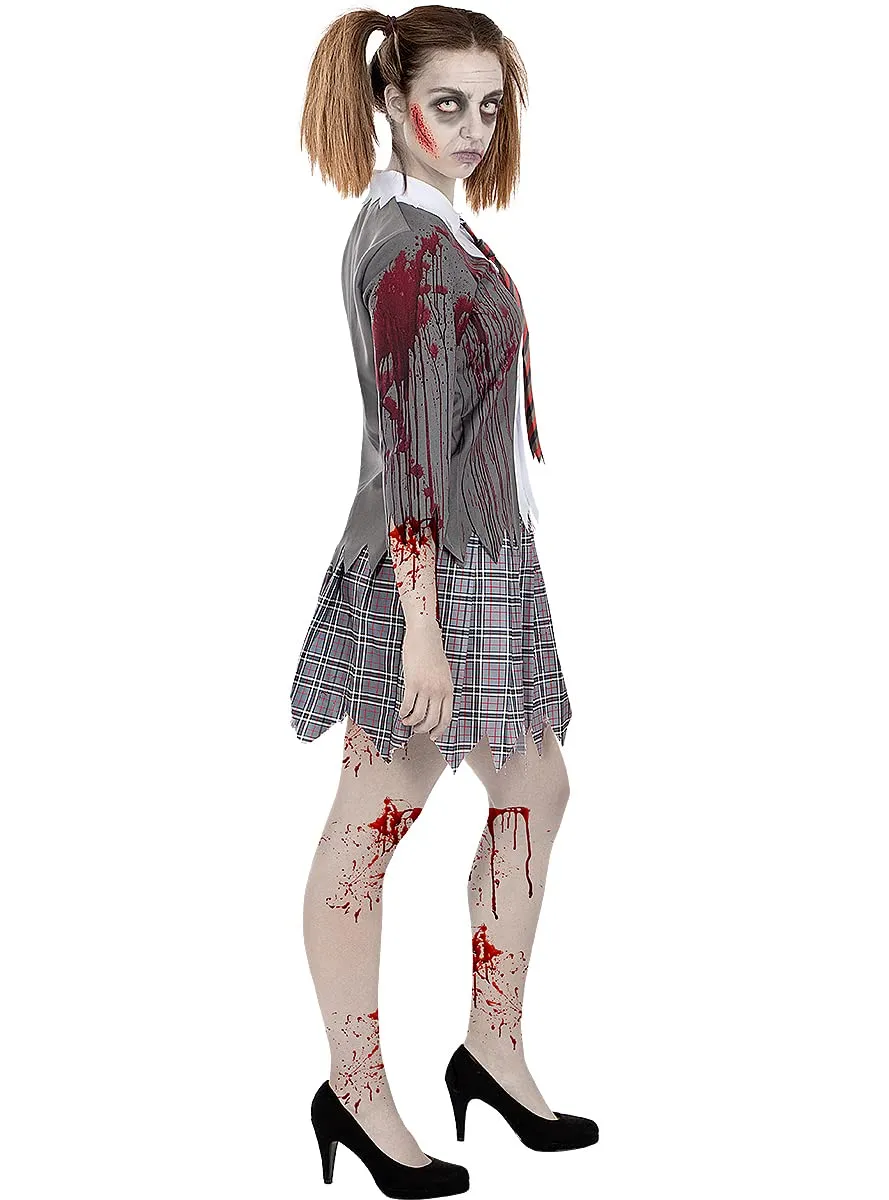 Funidelia Costume Studentessa Zombie donna grigio XS-XL Halloween