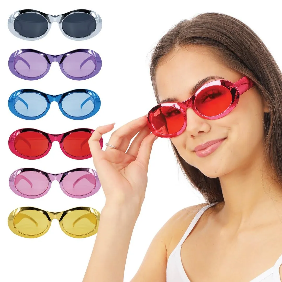 P'tit Clown 24581 occhiali glitter carnevale assortiti