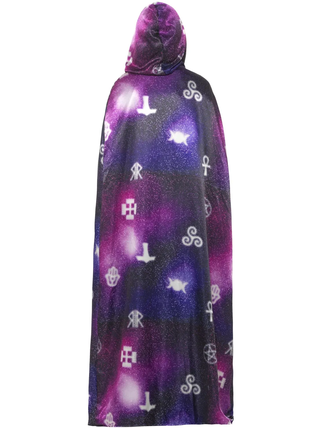 Smiffys Deluxe Reversible Galaxy Ouija mantello adulto