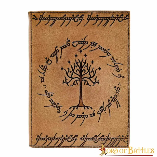 La Bottega di Merlino Diario Albero di Gondor quaderno pelle goffrata