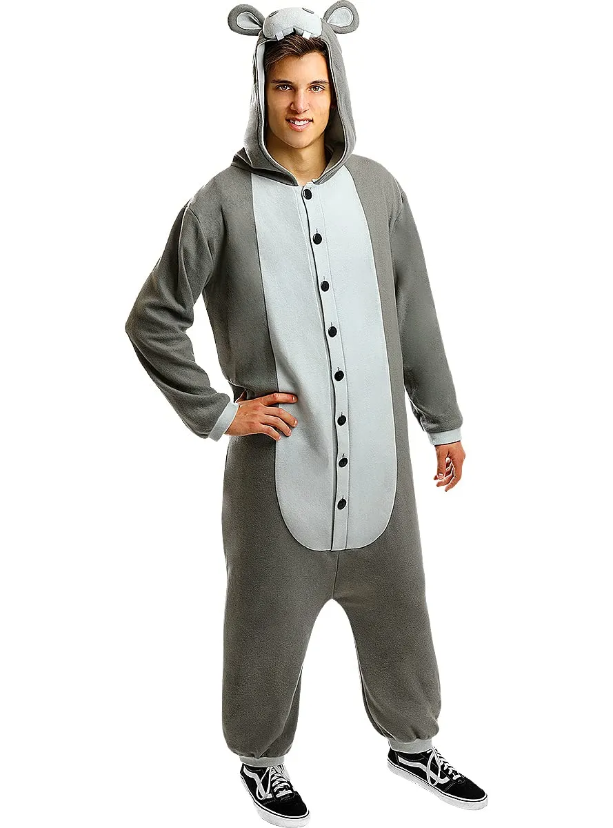 Funidelia Ippopotamo onesie costume adulto multicolore animali