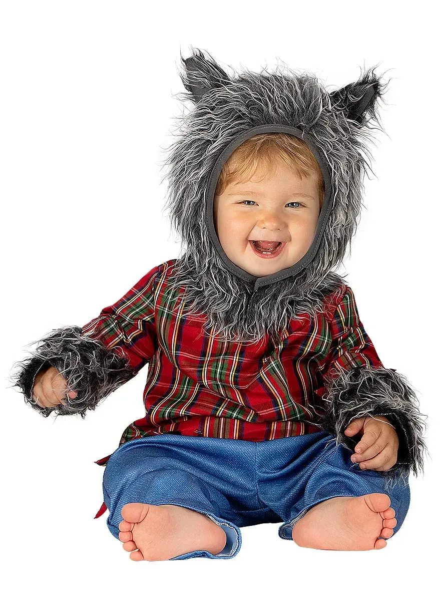 Funidelia Lupo Mannaro costume bebè 0-6 mesi grigio horror