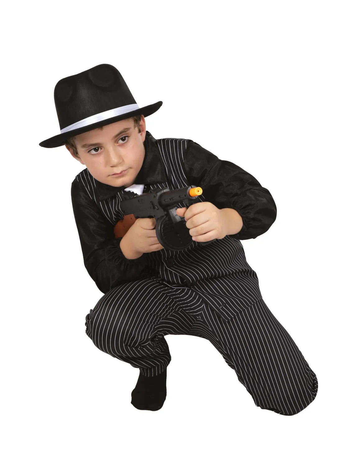 P'tit Clown costume gangster bambino 10-12 anni anni 20