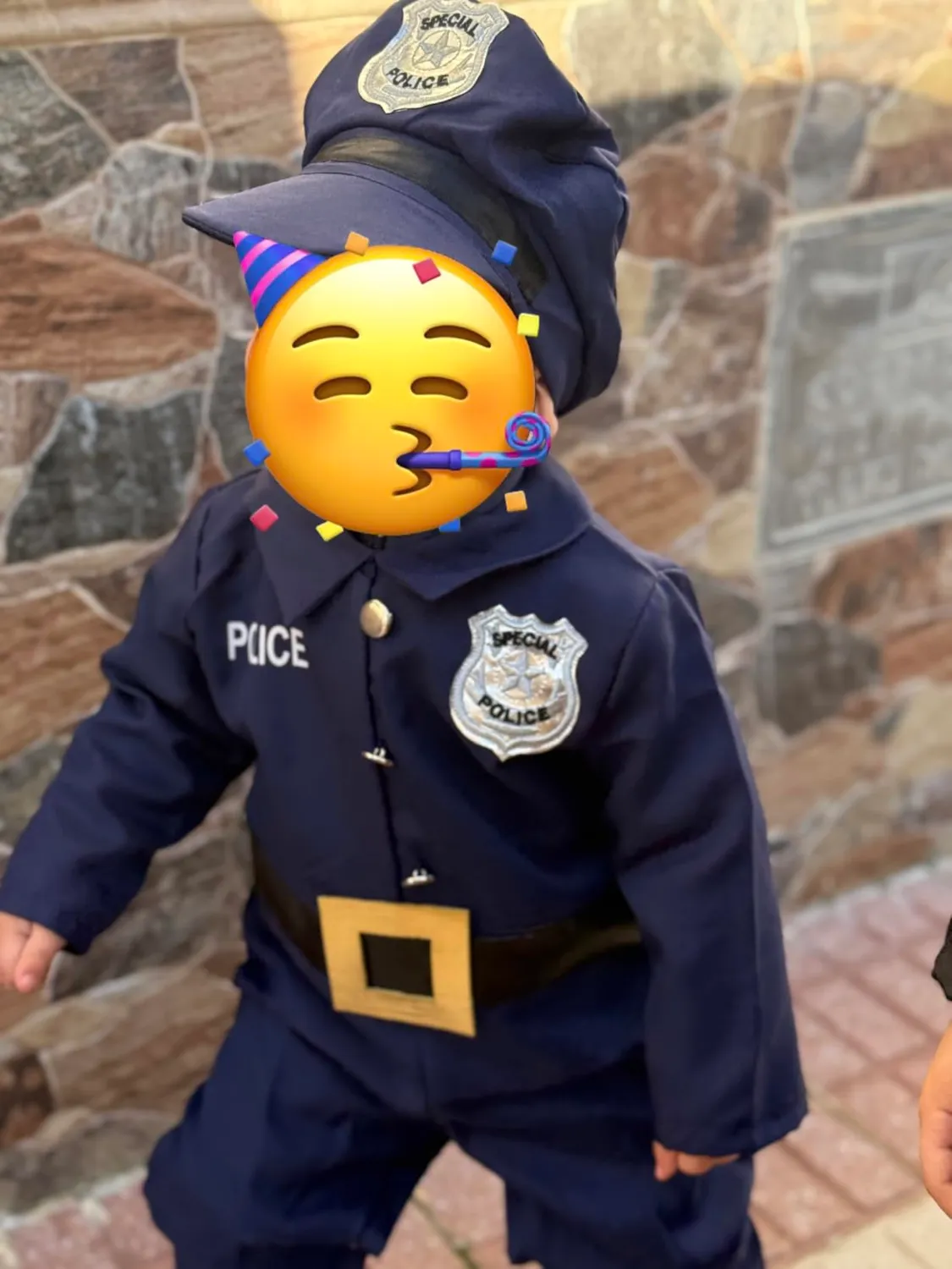 Funidelia Poliziotto costume bebè 12-24 mesi nero