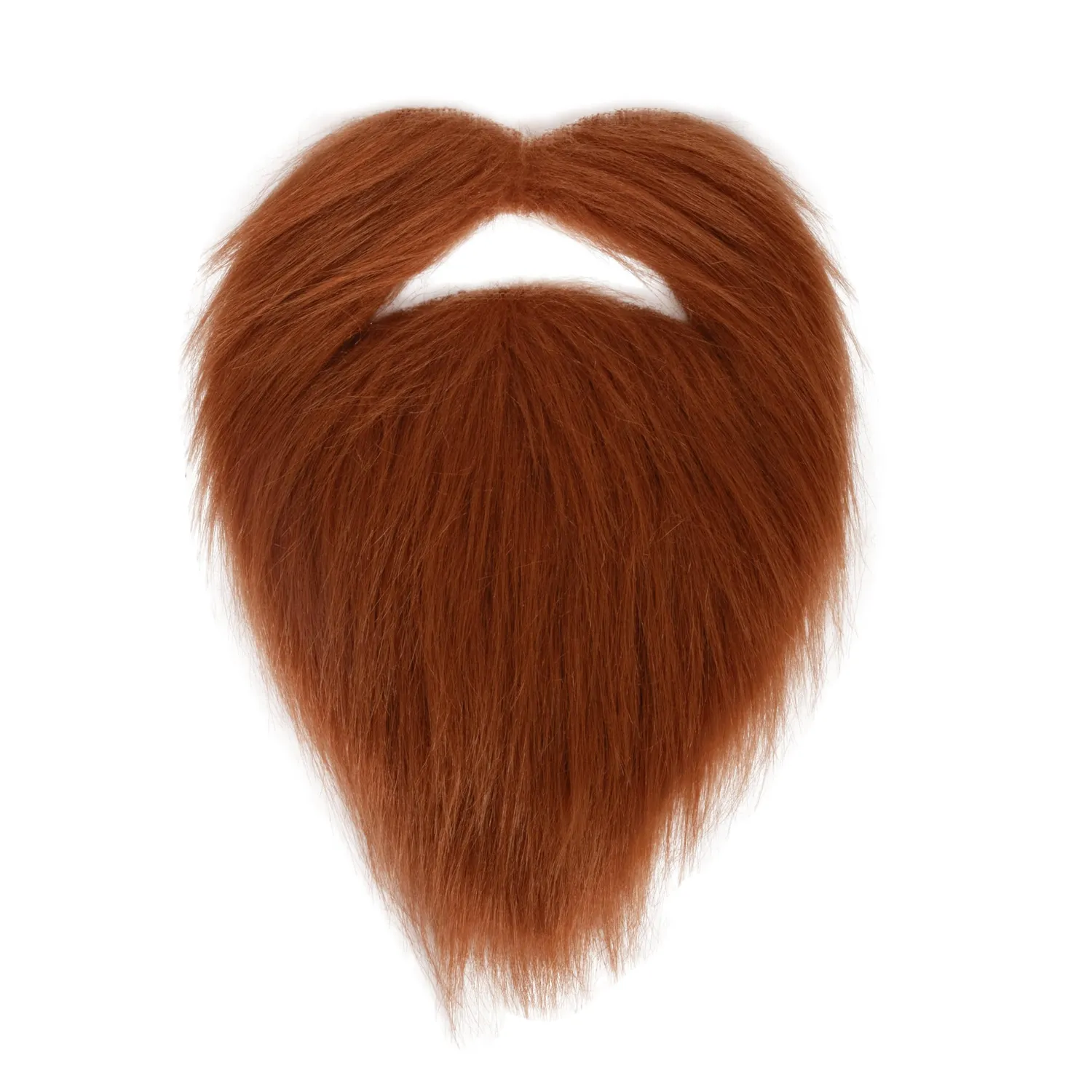 P'tit Clown Baffi e Barba Finta Adesiva Rossa