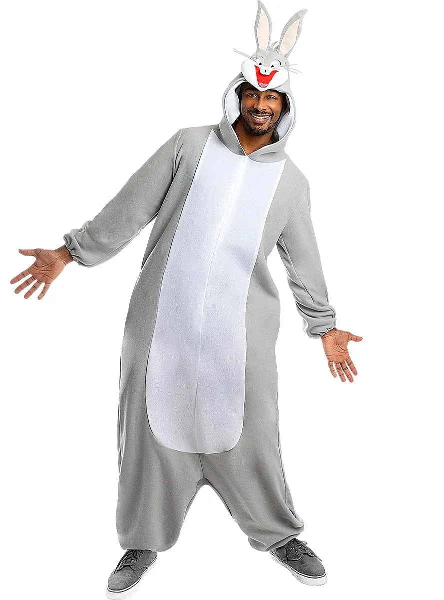 Funidelia Looney Tunes Bugs Bunny costume S-M grigio unisex