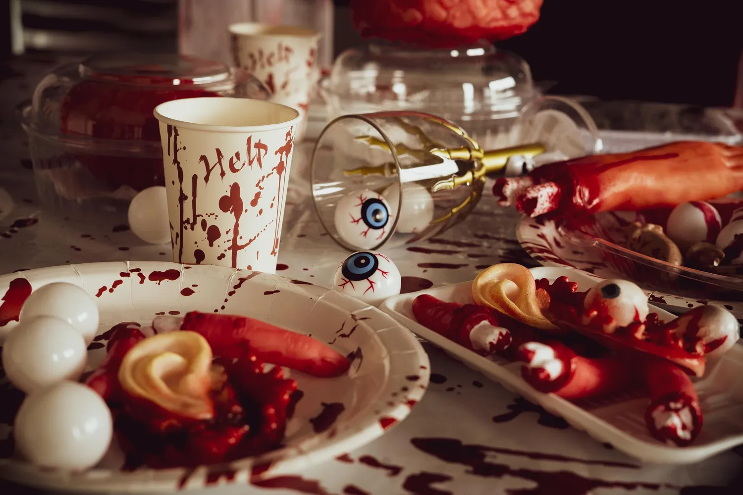 P'tit Clown 23595 bicchieri Halloween sanguinanti 8 pezzi