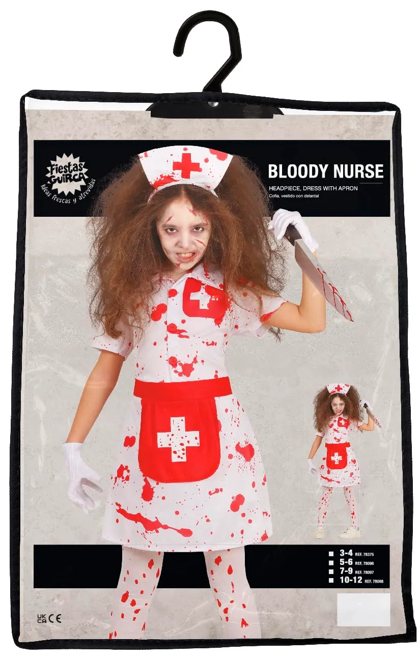 Guirca Infermiera costume bambina 10-12 anni Halloween