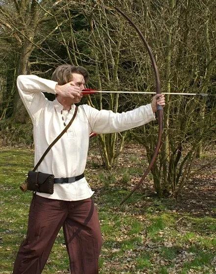 La Bottega di Merlino Longbow Agincourt Sinistri arco 40 Lbs